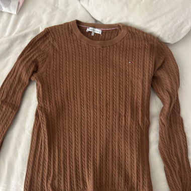 Original Brown Tommy Hilfiger Knit Sweater