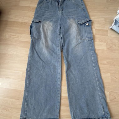 Jeans-Cargohose