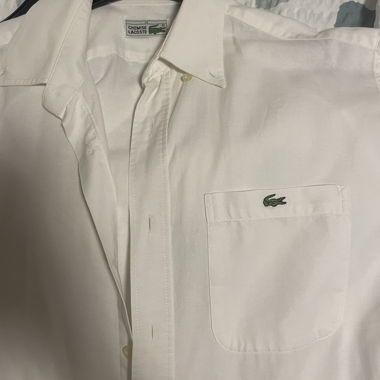 Camicia Lacoste bianca