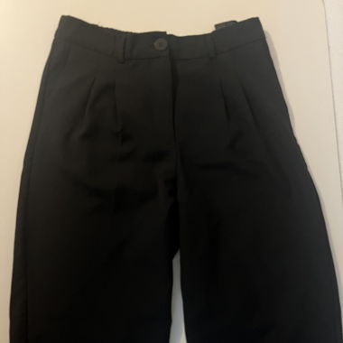 Schwarze Stoffhose elegant