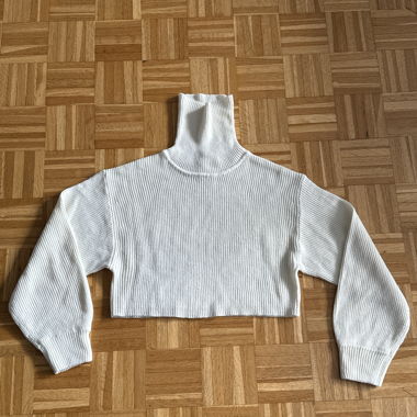 Cropped turtleneck 