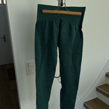 Green Sports Leggings