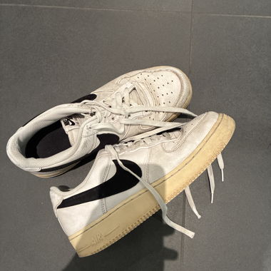Nike Air Force 1 - weiss/schwarz - original