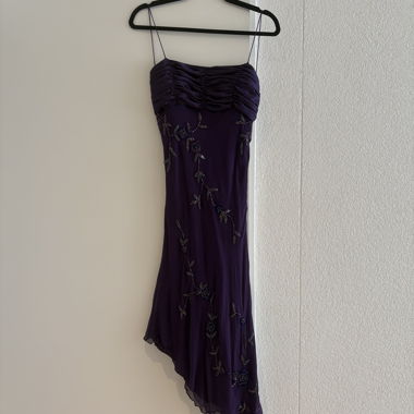 vintage Abendkleid mit Pailletten