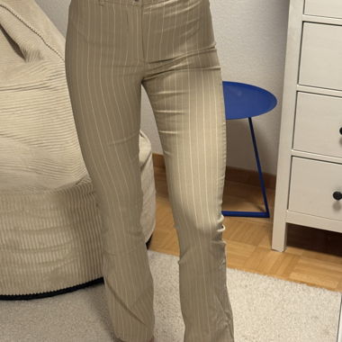 Pantaloni in tessuto a righe