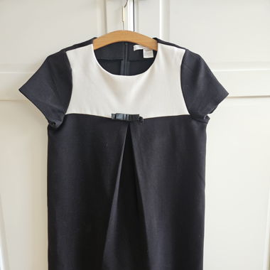 Kleid schwarz/weiss