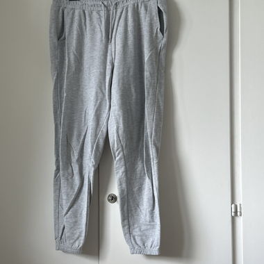Grey jogging pants