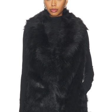Unreal Fur black vest gr M never worn