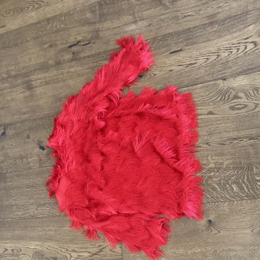 Fringe top red