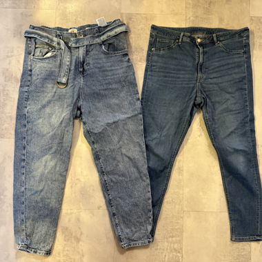 Lot de jeans Mom C&A et Jeggings H&M