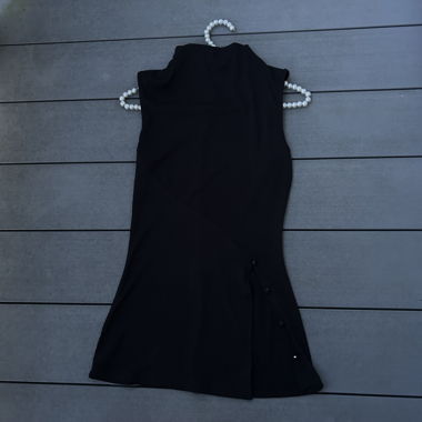 Schwarzes elegantes turtleneck Top