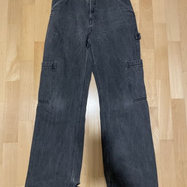 Pantaloni cargo mid neri