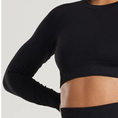 Womensbest Set (Leggins und langärmliges crop top)
