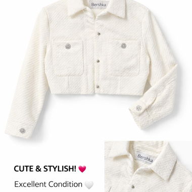 Veste courte Bershka / Blouson-chemiser – Taille S