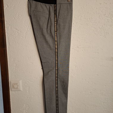 Pantalone da ufficio grigio Zara