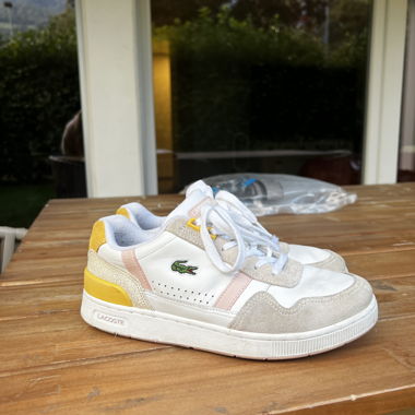 Lacoste-Sneaker beige und gelb