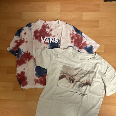 Vans crop t-shirt plus 1 t-shirt gratis dazu 