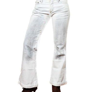 White Flared Jeans Y2K