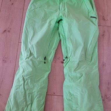 Bright green Zimtstern snowboard pants