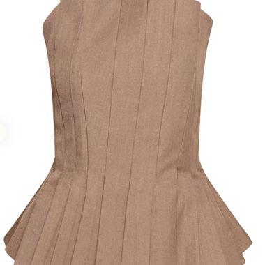 Pleated Corset Top