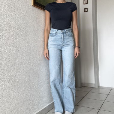 Jeans dritti a vita alta UNIQLO