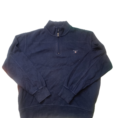 Pullover Gant con mezza zip, taglia XL