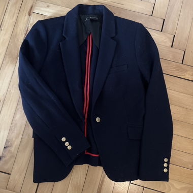 Blazer Zara bleu foncé