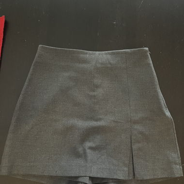 Zara Grey Shorts Skirt