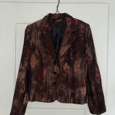 Veste de blazer à motifs