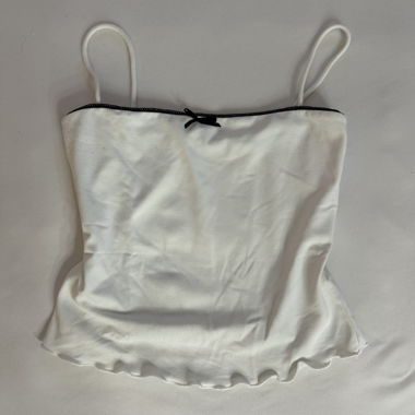 Top camisole in raso Bershka carino / crop top