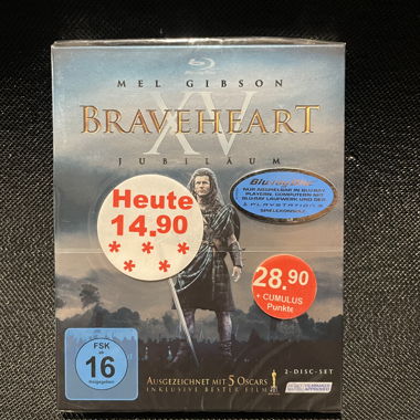 Braveheart - Anniversary Edition Blu-ray - New & SEALED (OVP)