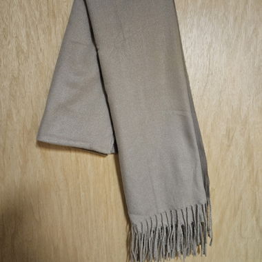 Écharpe fine beige