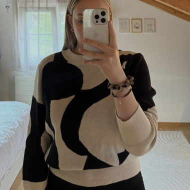Strickpullover mit Muster