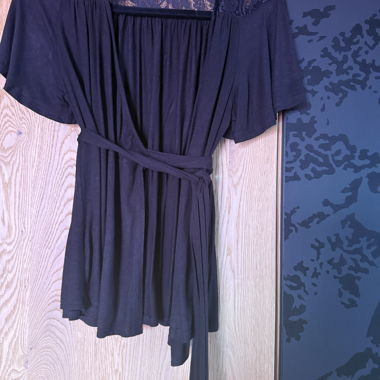 Cardigan in pizzo nero