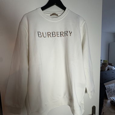 Pullover Burberry bianco XXL