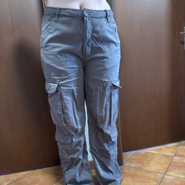 Cargohose grau