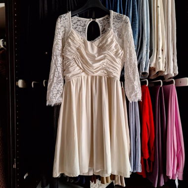 Chiara Forthi Lace Dress White