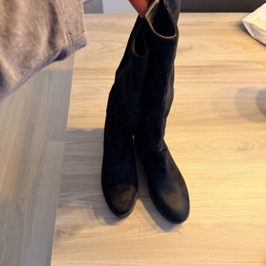 Bottes à talon compensé et plateforme
