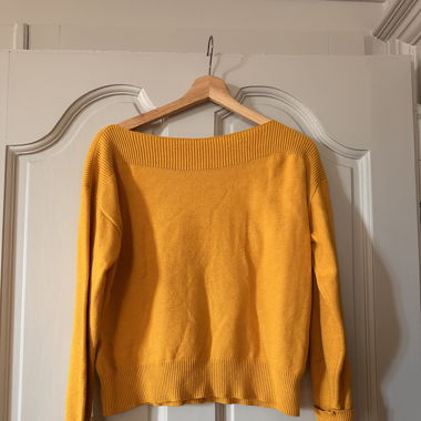 Pull jaune marque Mango taille 36