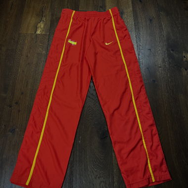 Nike Trainingshose rot/gelb