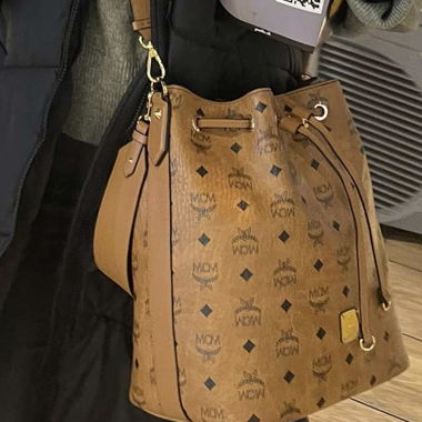 MCM Medium Bucket Bag