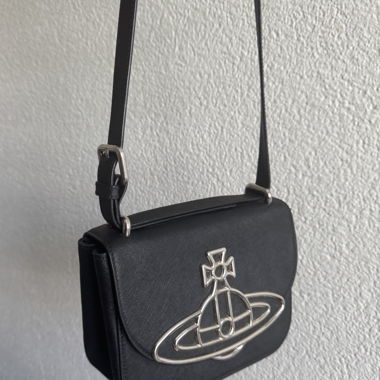 Vivienne Westwood Linda Leder Crossbody Orb Tasche
