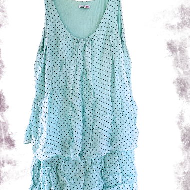 Robe d'été / Tunique en 100% soie fabriquée en Italie
