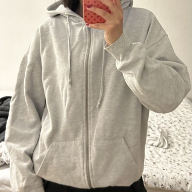 Grey Subdued Zip Hoodie