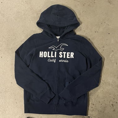 Hollister Kapuzenjacke blau