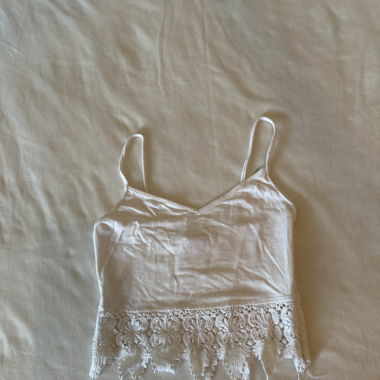 Crop Top Bianco