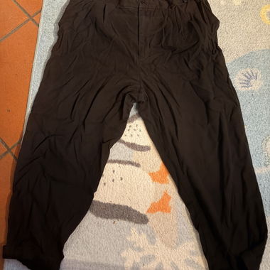Weite Zara schwarze Hosen