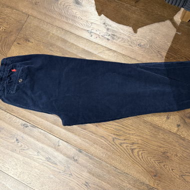 Pantalon en velours côtelé bleu marine de Polo Ralph Lauren, taille 16