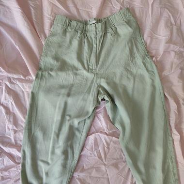 Light mint casual pants