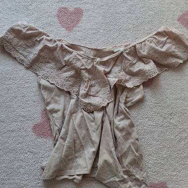 Blusa Rosa Spalle Scoperte